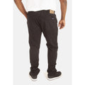Black - Side - D555 Mens Rockford Kingsize Comfort Fit Jeans