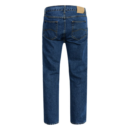 Stonewash - Back - Duke Mens D555 Rockford Comfort Kingsize Jeans