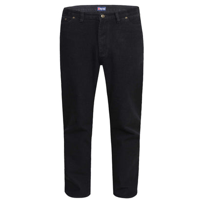 Black - Front - Duke Mens D555 Rockford Comfort Kingsize Jeans