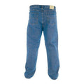 Stonewash - Back - D555 Mens Rockford Tall Comfort Fit Jeans