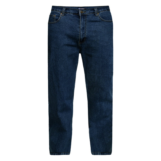 Stonewash - Front - Duke Mens D555 Rockford Carlos Stretch Jeans