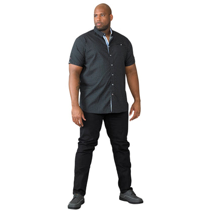 Black - Side - Duke Mens D555 Rockford Carlos Stretch Jeans