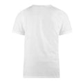 White - Back - D555 Mens Flyers-1 Crew Neck T-Shirt