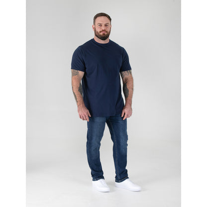 Navy - Pack Shot - Duke Mens D555 Flyers T-Shirt