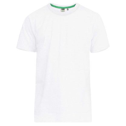 White - Front - Duke Mens D555 Flyers T-Shirt