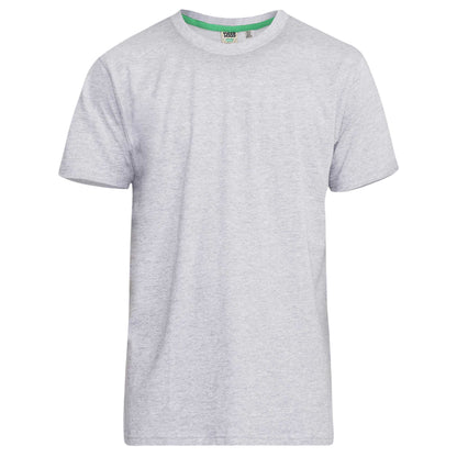 Grey Melange - Front - Duke Mens D555 Flyers T-Shirt