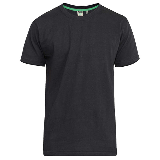 Black - Front - Duke Mens D555 Flyers T-Shirt
