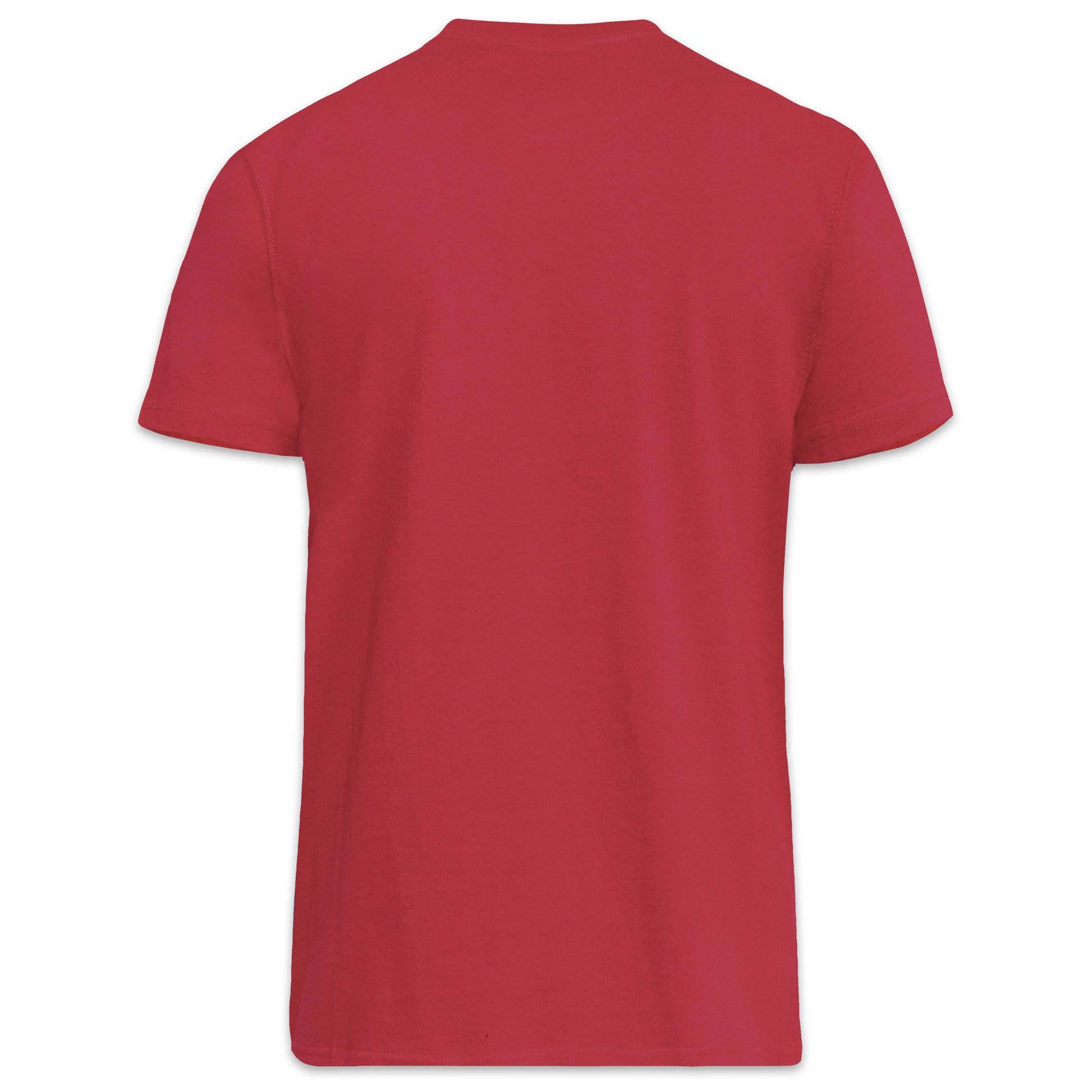 Red - Back - Duke Mens D555 Flyers 2 Crew Neck T-Shirt