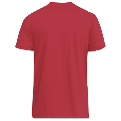 Red - Back - Duke Mens D555 Flyers 2 Crew Neck T-Shirt