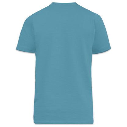 Teal - Back - Duke Mens D555 Flyers 2 Crew Neck T-Shirt