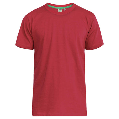 Red - Front - Duke Mens D555 Flyers 2 Crew Neck T-Shirt
