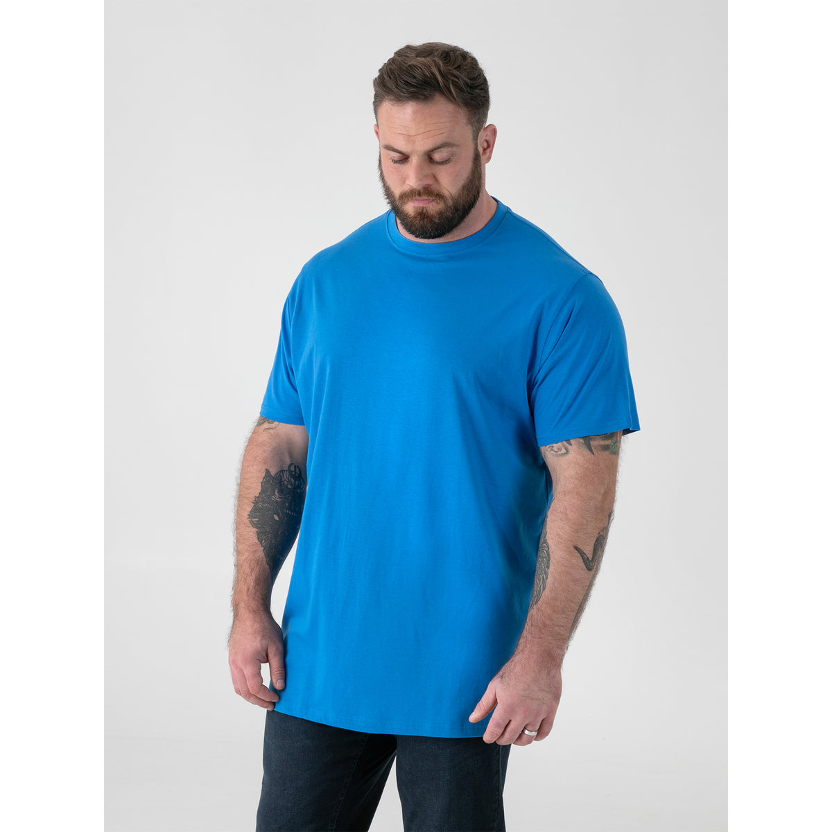 Blue - Lifestyle - Duke Mens D555 Flyers 2 Crew Neck T-Shirt