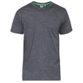 Charcoal Melange - Front - D555 Mens Flyers-2 Crew Neck T-Shirt