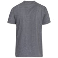 Charcoal Melange - Back - D555 Mens Flyers-2 Crew Neck T-Shirt