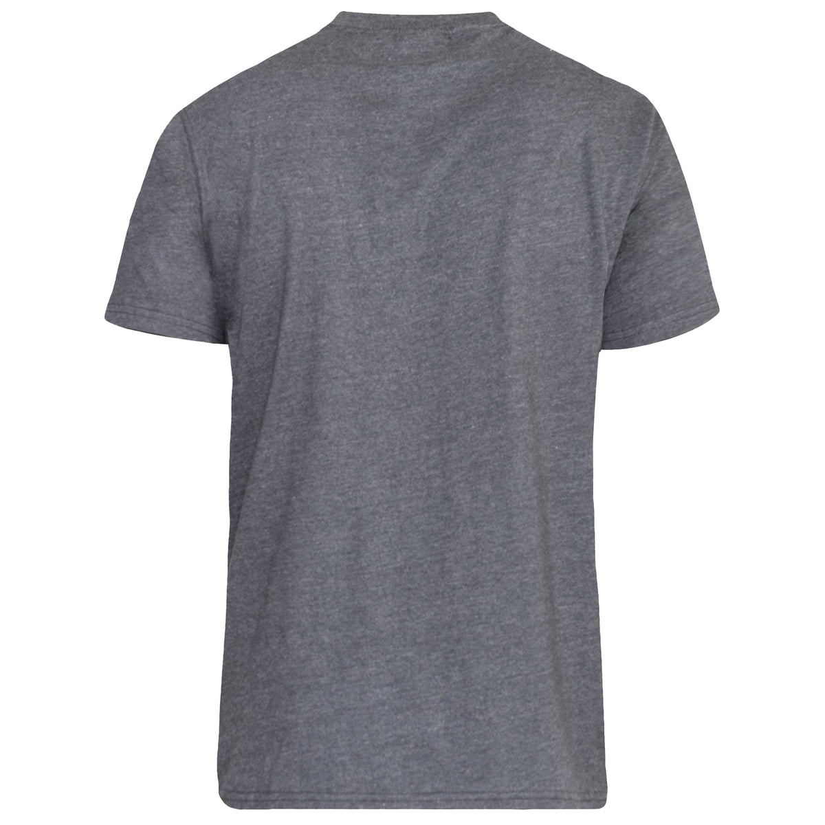 Charcoal Melange - Back - Duke Mens D555 Flyers 2 Crew Neck T-Shirt