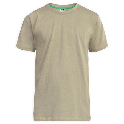Khaki - Front - Duke Mens D555 Flyers 2 Crew Neck T-Shirt