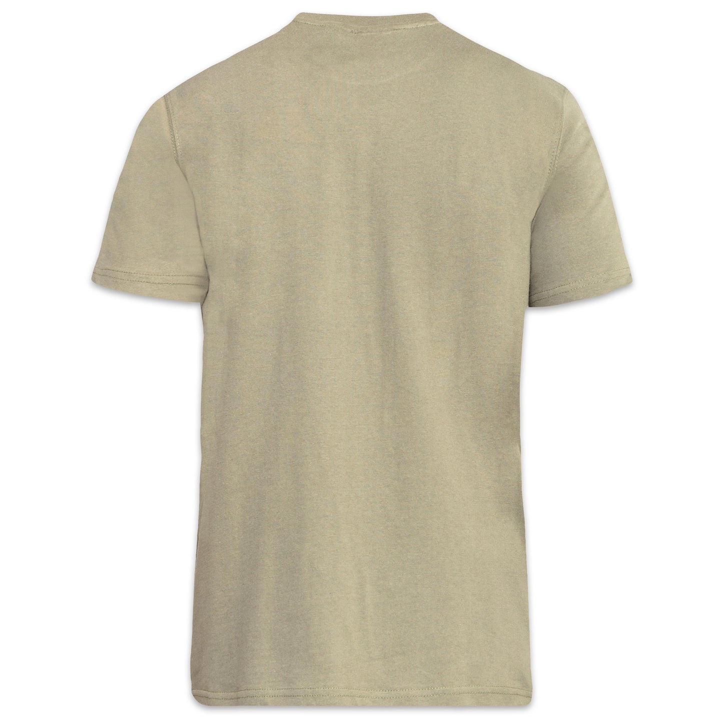 Khaki - Back - Duke Mens D555 Flyers 2 Crew Neck T-Shirt