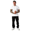 White - Side - Duke Mens D555 Signature T-Shirt