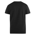 Black - Side - D555 Mens Signature-1 V-Neck T-Shirt