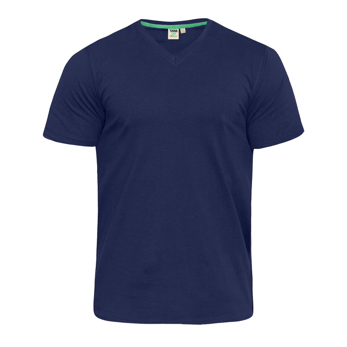 Navy - Front - Duke Mens D555 Signature T-Shirt