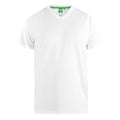 White - Front - D555 Mens Signature-1 V-Neck T-Shirt