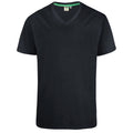 Navy - Front - D555 Mens Signature-1 V-Neck T-Shirt