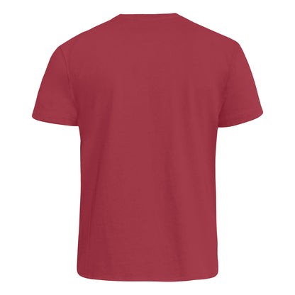 Red - Back - Duke Mens D555 Signature 2 V Neck T-Shirt