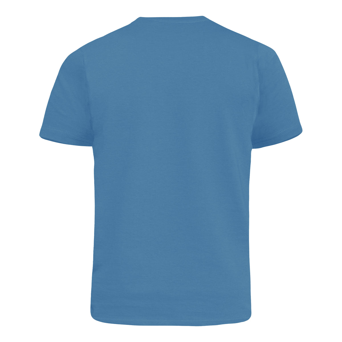 Teal - Back - Duke Mens D555 Signature 2 V Neck T-Shirt