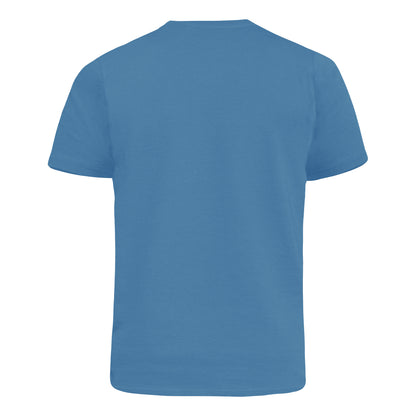 Teal - Back - Duke Mens D555 Signature 2 V Neck T-Shirt