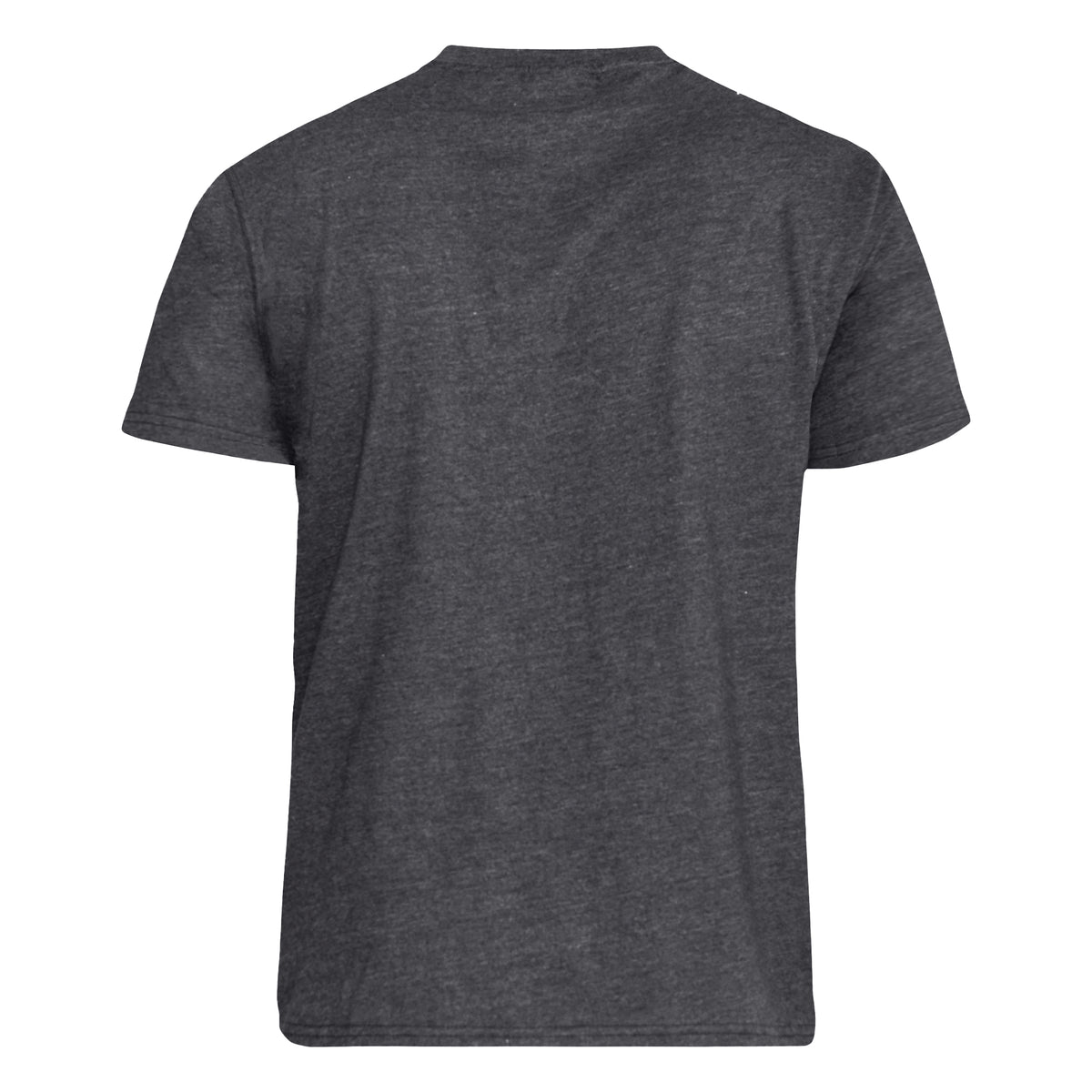 Charcoal Melange - Back - Duke Mens D555 Signature 2 V Neck T-Shirt