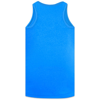 Blue - Back - Duke Mens D555 Fabio Tank Top