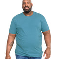Teal - Side - Duke Mens D555 Flyers 2 Kingsize T-Shirt