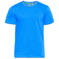 Blue - Side - D555 Mens Flyers-2 Kingsize Crew Neck T-Shirt