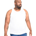 White - Side - Duke Mens D555 Fabio Kingsize Tank Top