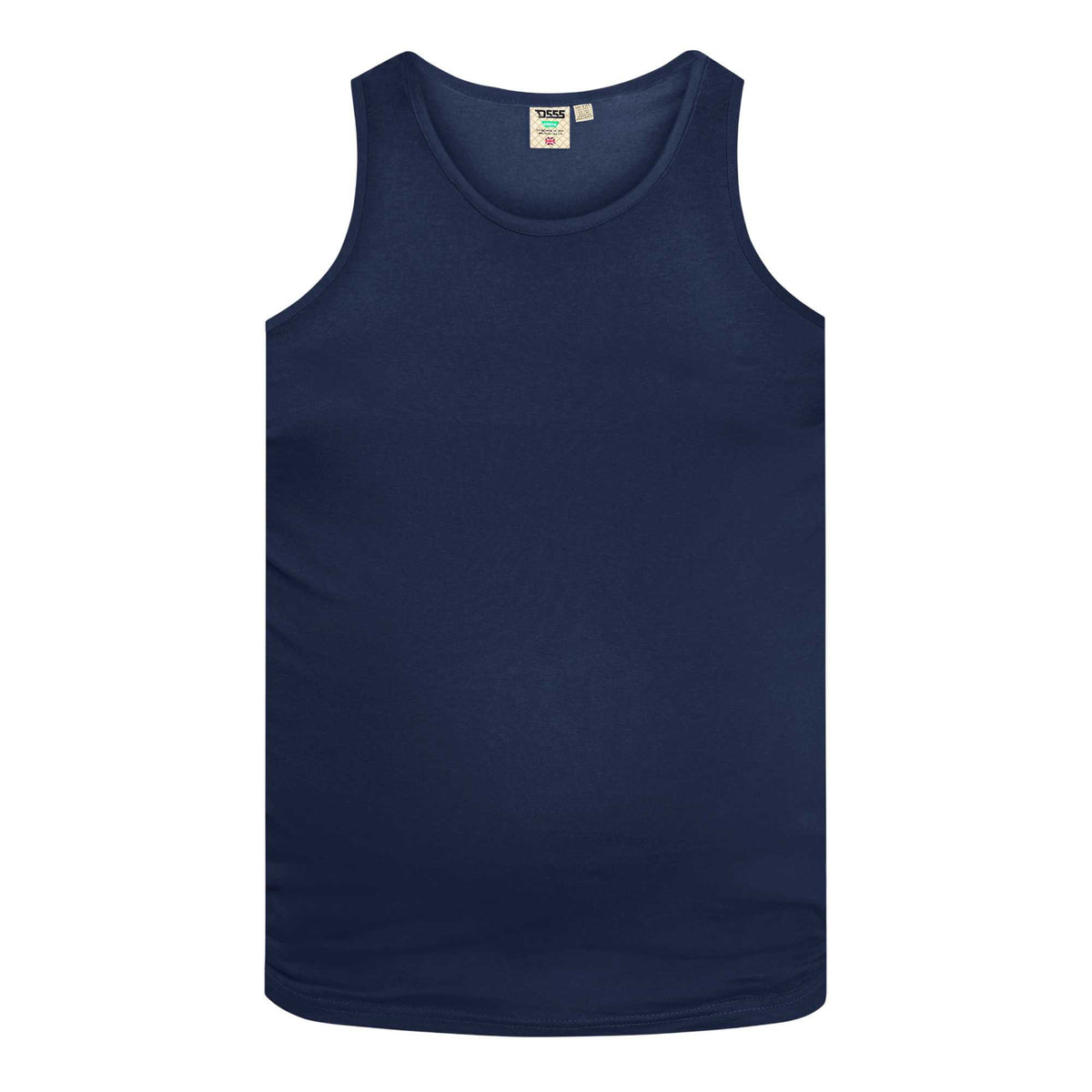 Navy - Front - Duke Mens D555 Fabio Kingsize Tank Top