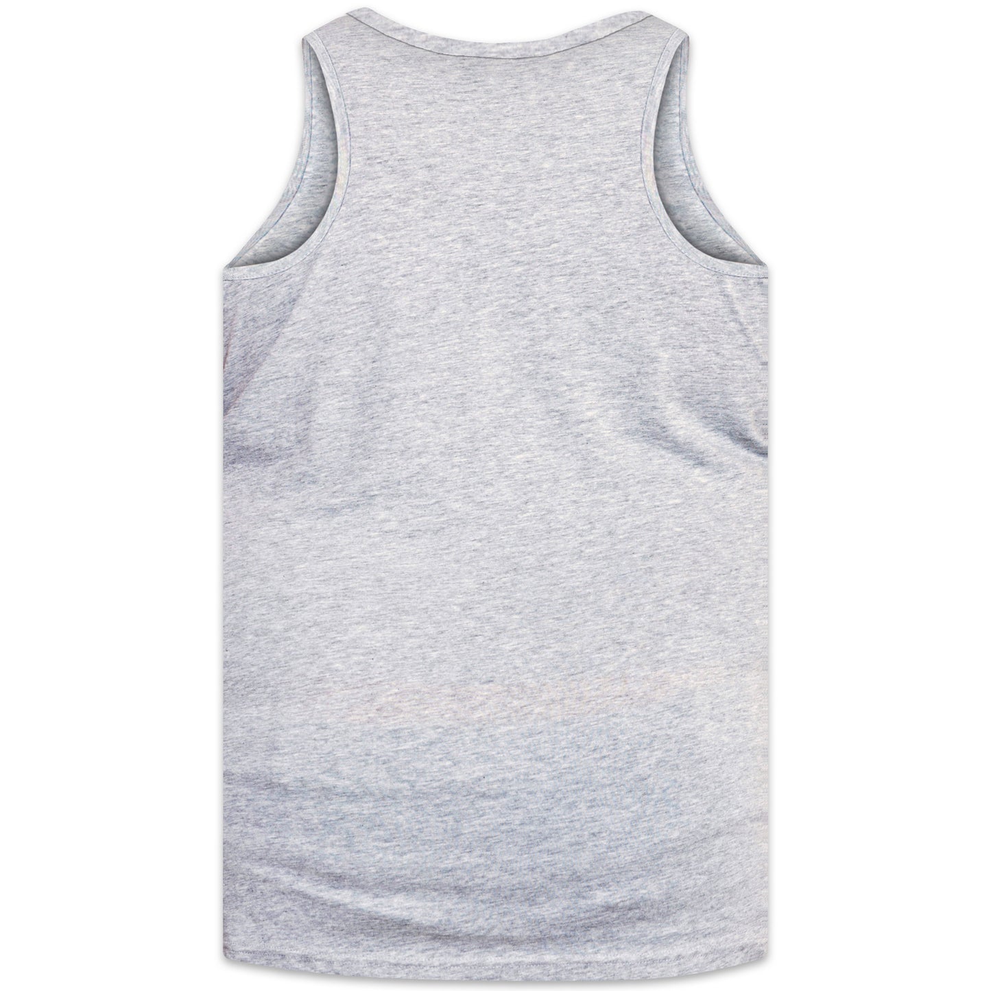 Grey Melange - Back - Duke Mens D555 Fabio Kingsize Tank Top
