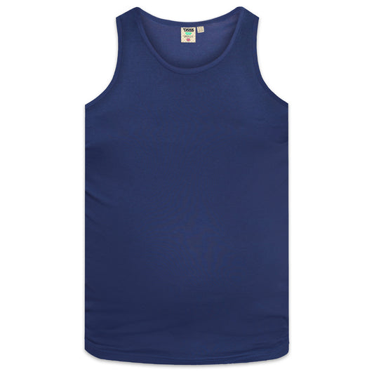 Navy - Front - Duke Mens D555 Fabio Kingsize Tank Top