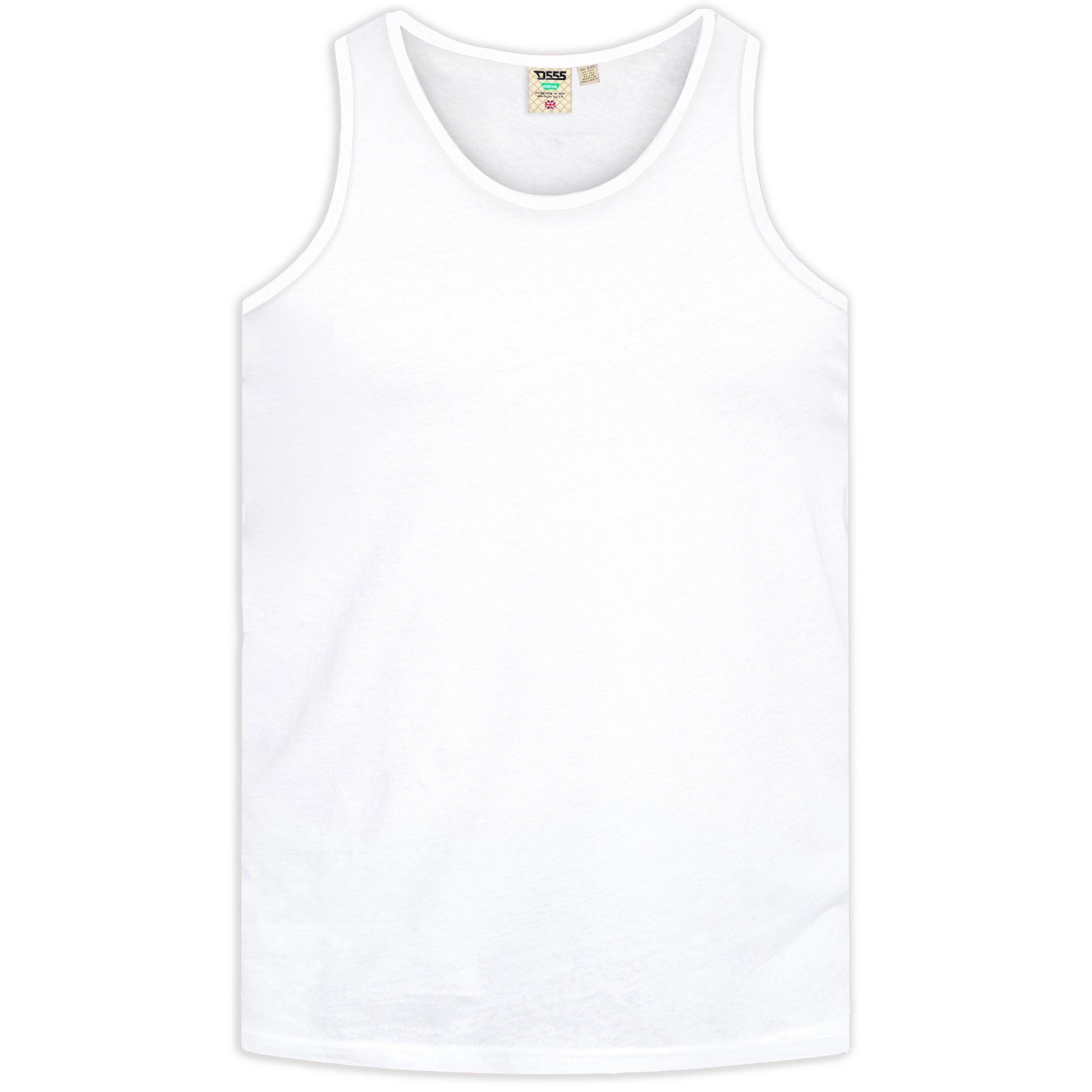 Grey Melange - Lifestyle - Duke Mens D555 Fabio Kingsize Tank Top