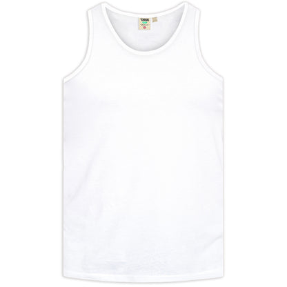 Grey Melange - Lifestyle - Duke Mens D555 Fabio Kingsize Tank Top