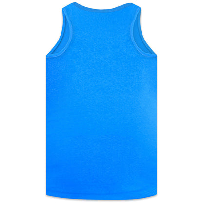 Blue - Back - Duke Mens D555 Fabio 2 Kingsize Tank Top