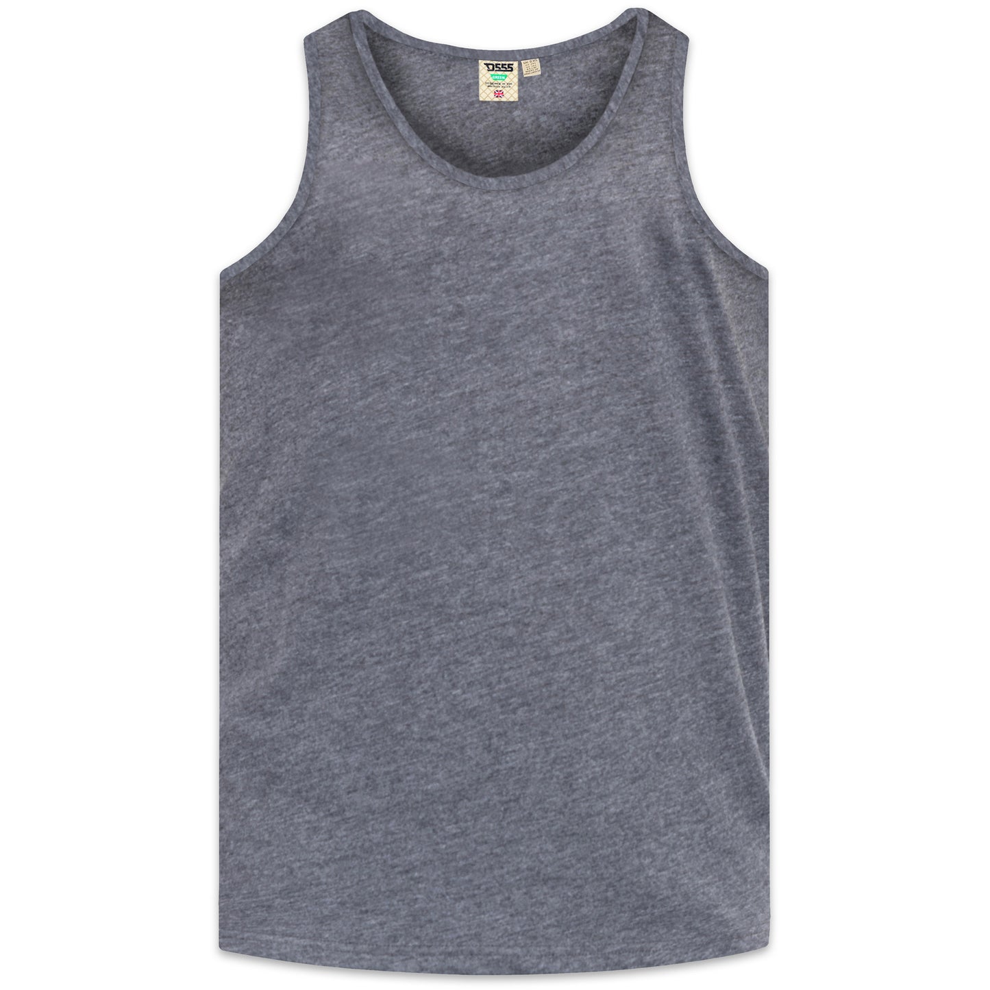 Charcoal Melange - Front - Duke Mens D555 Fabio 2 Kingsize Tank Top