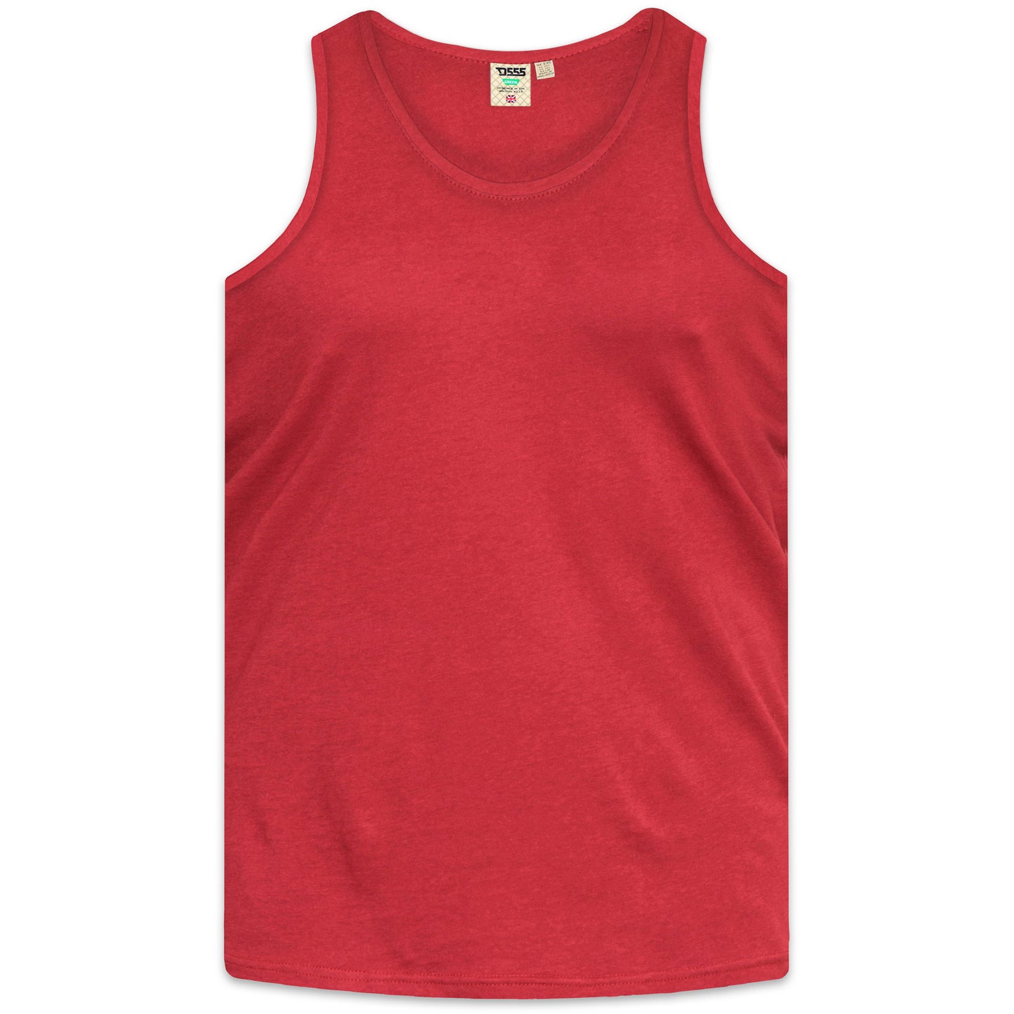 Red - Front - Duke Mens D555 Fabio 2 Kingsize Tank Top