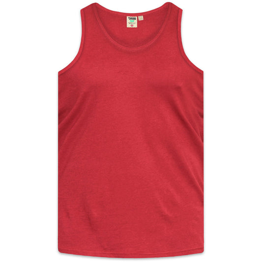 Red - Front - Duke Mens D555 Fabio 2 Kingsize Tank Top