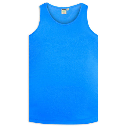 Blue - Front - Duke Mens D555 Fabio 2 Kingsize Tank Top