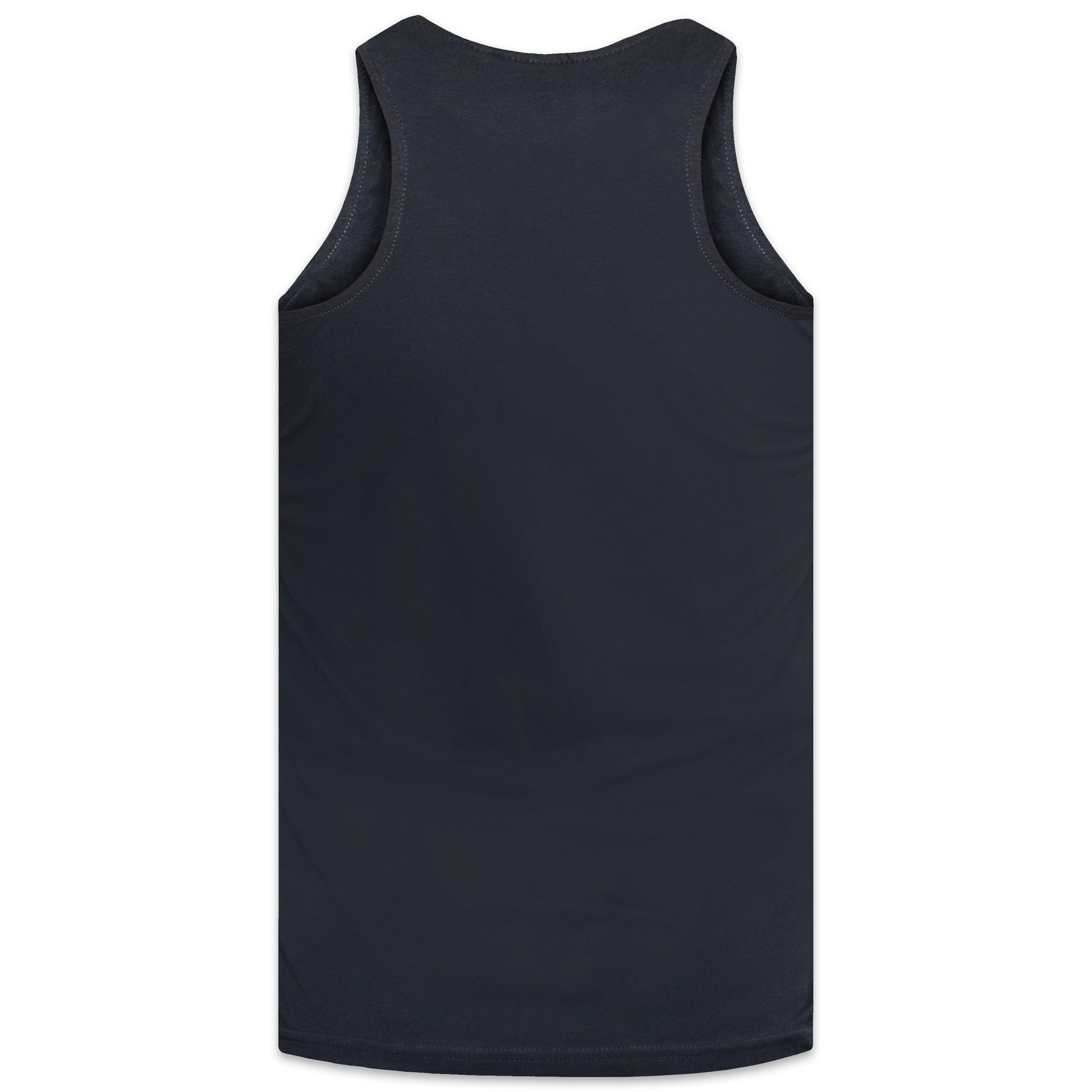 Black - Back - Duke Mens D555 Fabio Tank Top