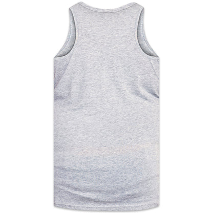Grey Melange - Back - Duke Mens D555 Fabio Tank Top