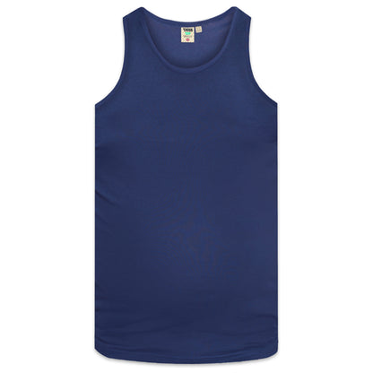 Navy - Front - Duke Mens D555 Fabio Tank Top