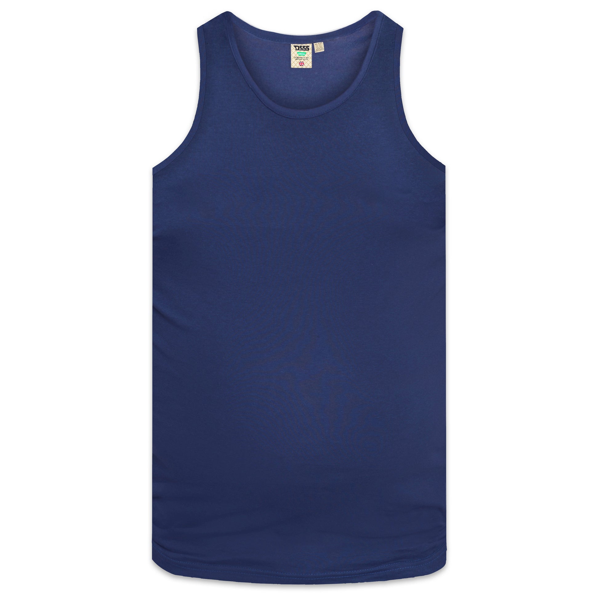 Navy - Front - Duke Mens D555 Fabio Tank Top