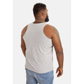 Grey Melange - Side - D555 Mens Fabio-1 Muscle Vest