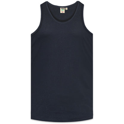 Black - Front - Duke Mens D555 Fabio Tank Top
